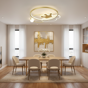 Rafael LED Chandelier with Remote Control, 58W, Dimmable, 3000K/4000K/6000K, Gold LED Chandeliers with Remote Control Default Title Alessandro Design