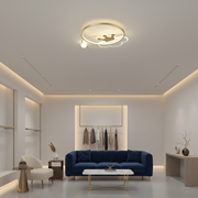 Rafael LED Chandelier with Remote Control, 58W, Dimmable, 3000K/4000K/6000K, Gold