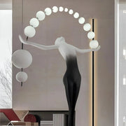 Amato LED Floor Lamp 24W 4000K Black Metal Veioze & Floor Lamp Default Title Alessandro Design