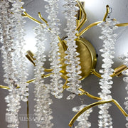 Cristal Chandler wall lamp 3x G9 Gold Interior wall lamp Default Title Alessandro Design