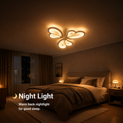 LED chandelier with remote control BLOSSOM 40W, 3 Petals, Cold/Warm/Neutral light, Dimmable, White LED chandelier with remote control Default Title Alessandro Design