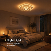 LED Chandelier with Remote Control PENTAGON 59W, 40cm, Cold/Warm/Neutral Light 3000K/4000K/6000K, White, Metal and Acrylic LED Chandeliers with Remote Control Default Title Alessandro Design