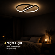 LED chandelier with remote control VECTOR ARCUS 52W, 2 Elements, Cold/Warm/Neutral light, Dimmable, Black LED chandeliers with remote control Default Title Alessandro Design