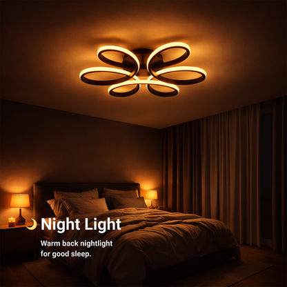 LED chandelier with remote control HELIX 63W, Cold/Warm/Neutral light, Dimmable, Black LED chandeliers with remote control Default Title Alessandro Design