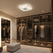 LED Chandelier NEXA 3D 46W, Square, Cold/Warm/Neutral light, White LED Chandeliers Default Title Alessandro Design