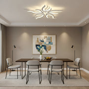 LED chandelier with remote control SAKURA 62W, 5 Petals, Cold/Warm/Neutral light, Dimmable, White LED chandelier with remote control Default Title Alessandro Design