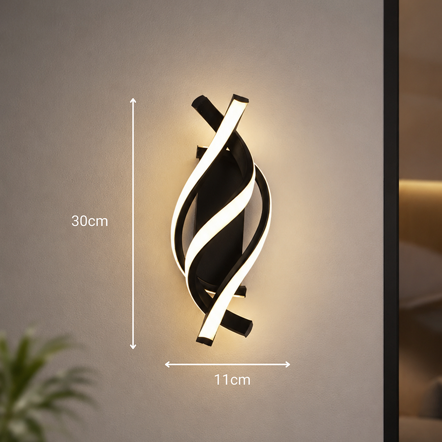 Reid 13W LED wall light, Cold/Warm/Neutral light, Black Indoor wall lights Default Title Alessandro Design