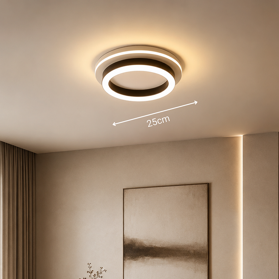 MODERN LED Chandelier 25W, Diameter 20cm, Round, Cold/Warm/Neutral light, Black LED Chandeliers Default Title Alessandro Design