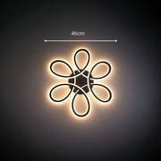 LED chandelier with remote control HELIX 63W, Cold/Warm/Neutral light, Dimmable, Black LED chandeliers with remote control Default Title Alessandro Design