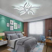 LED chandelier with remote control SAKURA 62W, 5 Petals, Cold/Warm/Neutral light, Dimmable, White LED chandelier with remote control Default Title Alessandro Design