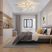 LED chandelier with remote control SAKURA 62W, 5 Petals, Cold/Warm/Neutral light, Dimmable, White LED chandelier with remote control Default Title Alessandro Design