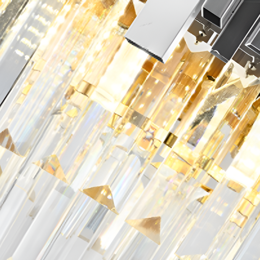 Crystal Chandelier BLOIS Nobile 5xE14, Diameter 40cm, Chrome, Adjustable Height Crystal Chandeliers Default Title Alessandro Design