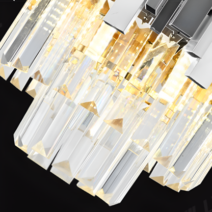Crystal Chandelier BLOIS Eleganza 8xE14, Diameter 50 cm, Silver, Adjustable Height Crystal Chandeliers Default Title Alessandro Design
