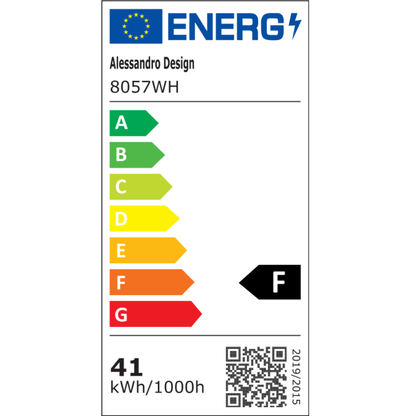 Lustră LED 8057WH, 41W, Acril Alb, Lumina 3000K/4000K/6000K Lustre LED Default Title Alessandro Design