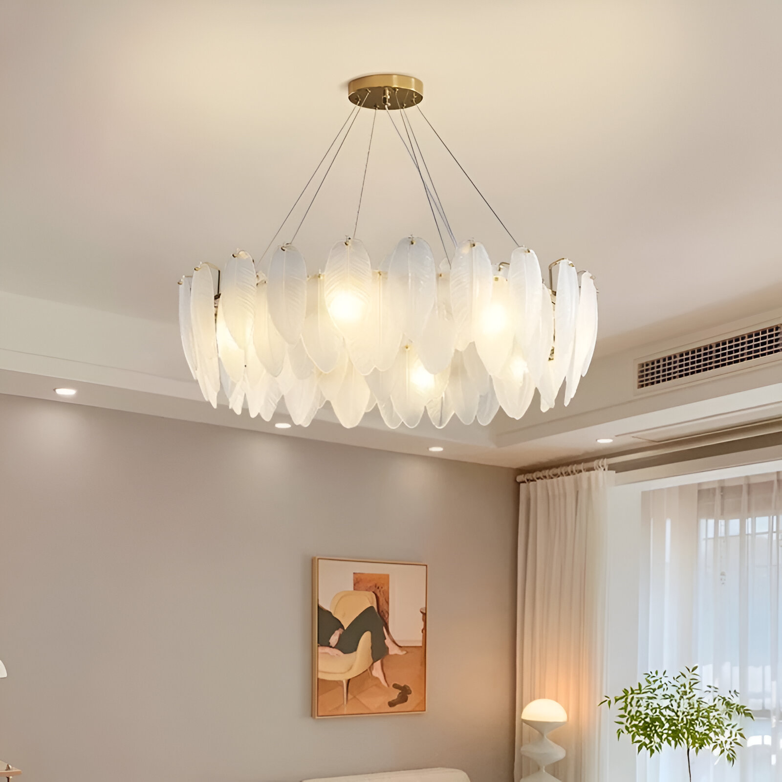 Candelabru Cristal VICOMTE Pepito, 5x E14, Diametru 42cm, Auriu, Inaltime Reglabila Candelabre Moderne Default Title Alessandro Design