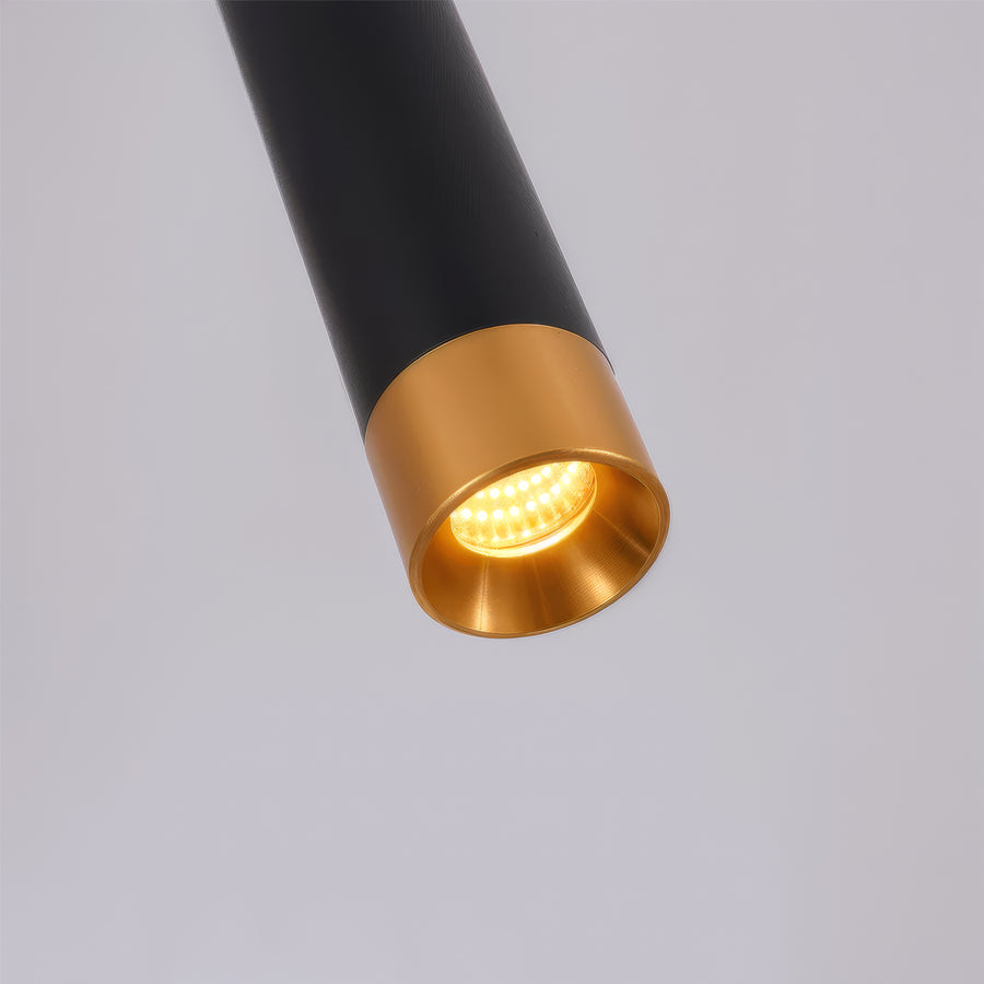 Suspended LED chandelier with remote control DAMARA 44W, Cold/Warm/Neutral light, Dimmable, Black, Height Adjustable LED Chandeliers with Remote Control Default Title Alessandro Design