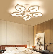 LED chandelier with remote control JASMINE 66W, 5 Petals, Cold/Warm/Neutral light, Dimmable, White LED chandelier with remote control Default Title Alessandro Design