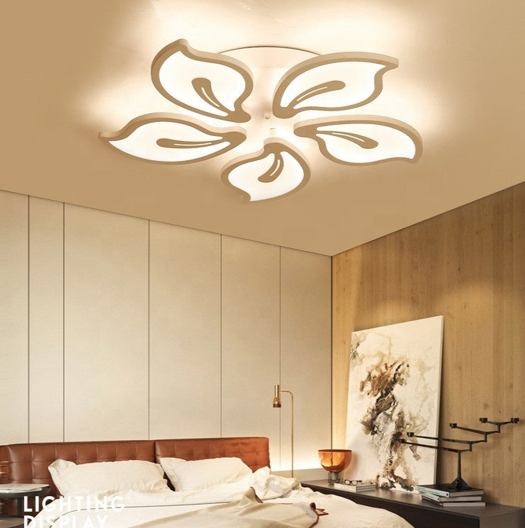 LED chandelier with remote control JASMINE 66W, 5 Petals, Cold/Warm/Neutral light, Dimmable, White LED chandelier with remote control Default Title Alessandro Design