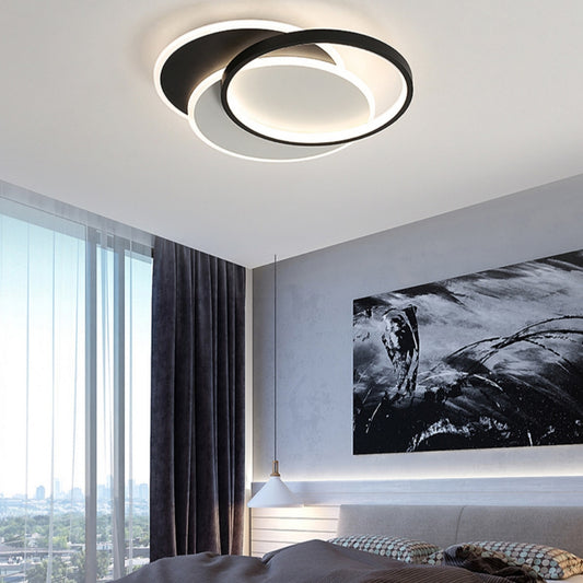 LED chandelier with remote control CHIARA 67W, 3 Circles, Cold/Warm/Neutral light, Dimmable, Black LED chandeliers with remote control Default Title Alessandro Design