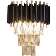 Crystal Chandelier Light VERSAILLES Piccolo, 2xE14, Black Indoor Wall Lights Default Title Alessandro Design
