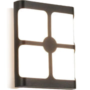 Timeea Outdoor LED Wall Light, 18W, Black, 3000K Outdoor Wall Lights Default Title Alessandro Design