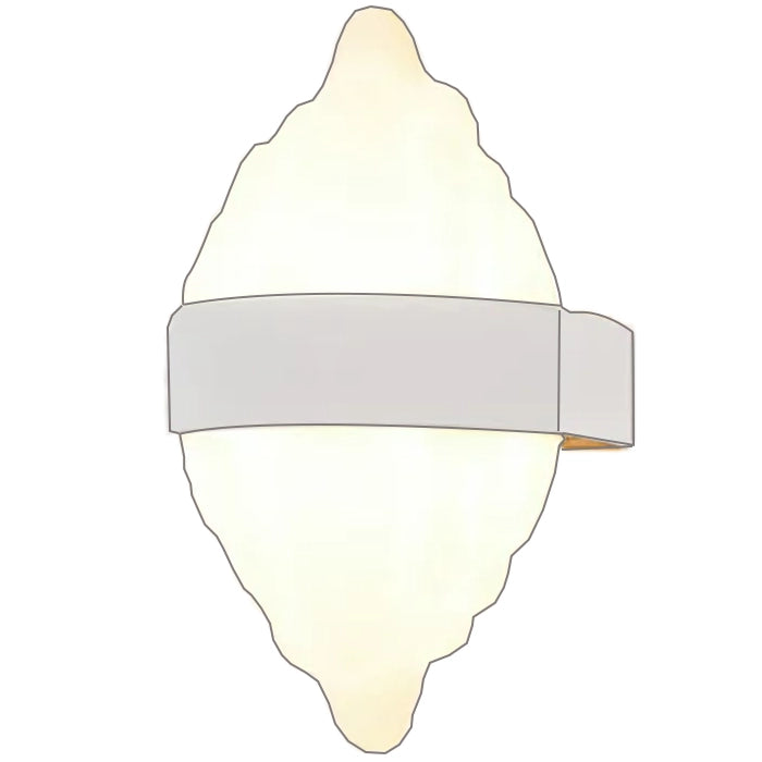 Aplica LED Exterior ICEBERG 10W Metal IP65 Alb Aplice de Exterior Default Title Alessandro Design