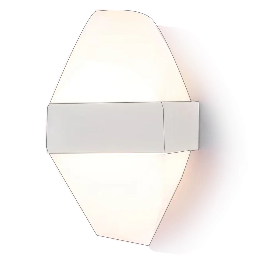 Aplica LED Exterior ICEBERG 10W Metal IP65 Alb Aplice de Exterior Default Title Alessandro Design