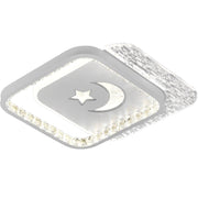 LED Chandelier PERU 38W, 2 Squares, Cold/Warm/Neutral light, White LED Chandeliers Default Title Alessandro Design