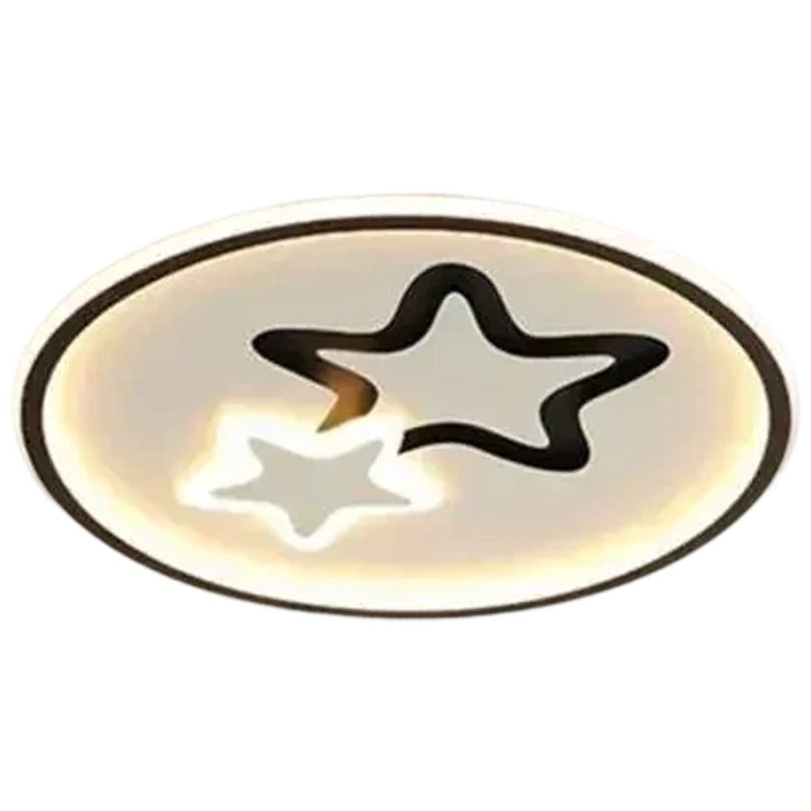 LED chandelier with remote control EMELIANA 57W, Star, Cold/Warm/Neutral light, Dimmable, Black LED chandeliers with remote control Default Title Alessandro Design