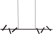 Lustra LED Harman, 23W, 6 Surse, Lumina Neutra, Negru Lustre Moderne Default Title Alessandro Design