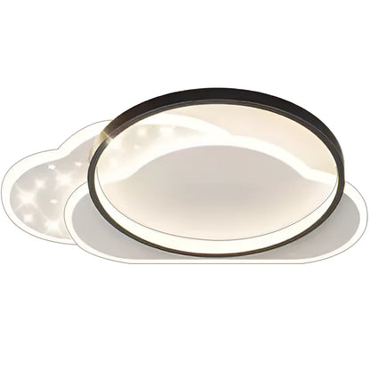 LED chandelier with remote control NUVIA 71W, Cloud, Cold/Warm/Neutral light, Dimmable, Black LED chandeliers with remote control Default Title Alessandro Design