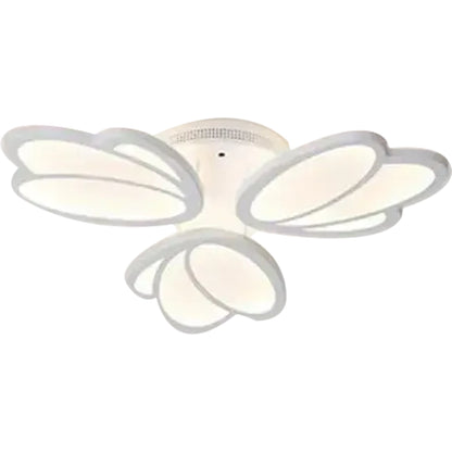 LED chandelier with remote control TULIP 45W, 3 Petals, Cold/Warm/Neutral light, Dimmable, White LED chandelier with remote control Default Title Alessandro Design