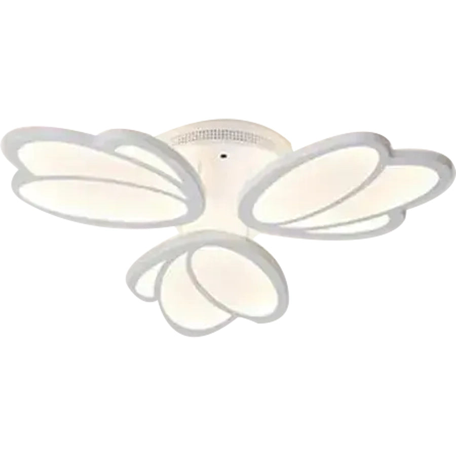 LED chandelier with remote control TULIP 45W, 3 Petals, Cold/Warm/Neutral light, Dimmable, White LED chandelier with remote control Default Title Alessandro Design
