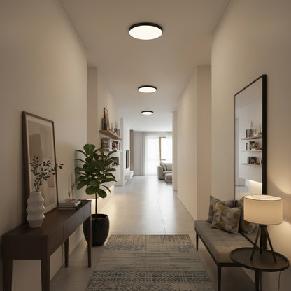 SOLIS LED ceiling light 27cm 20W Cold Light, Black LED ceiling lights Default Title Alessandro Design