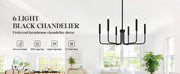 Lustra Metalic AVANT, tip Pendul cu brate, D63 cm Rotunda, 6xE14, Negru Lustre Industrial Default Title Alessandro Design