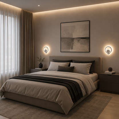 Urbanist LED lamp 19W Round Cold/Warm/Neutral Light Acrylic and White Metal