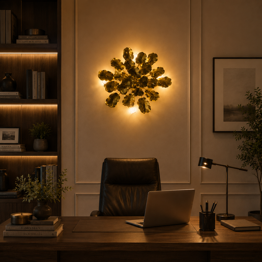 Margherita Decorative Wall Lamp 40cm 3XG9 Gold