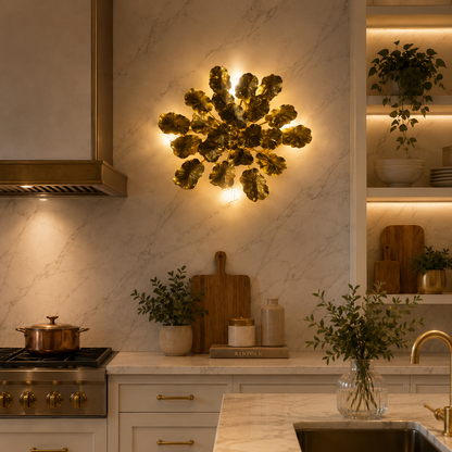 Margherita Decorative Wall Lamp 40cm 3XG9 Gold