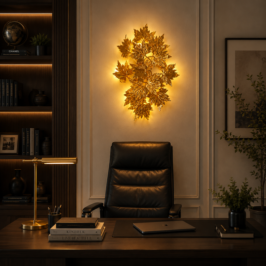Margheritar Decorative Wall Lamp 45cm 3XG9 Gold