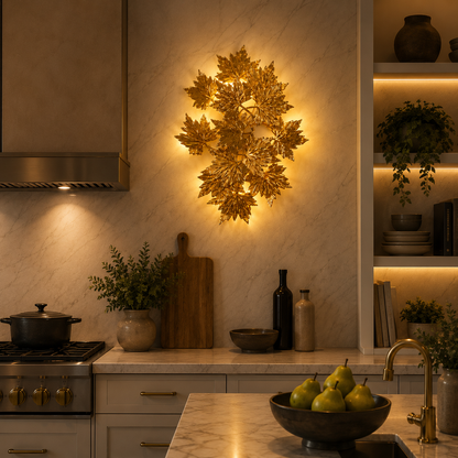 Margheritar Decorative Wall Lamp 45cm 3XG9 Gold