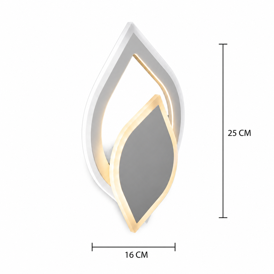 Nina LED wall lamp, 20W, Neutral Light, White
