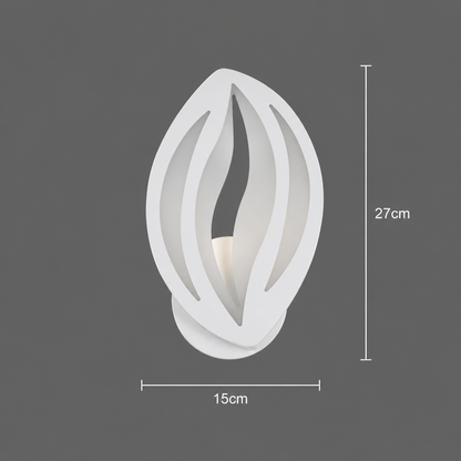 LED lamp ORCHID 15W Petal Cold/Warm/Neutral Light Acrylic Metal White