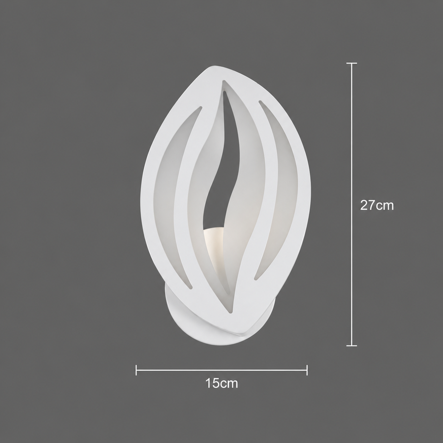 LED lamp ORCHID 15W Petal Cold/Warm/Neutral Light Acrylic Metal White
