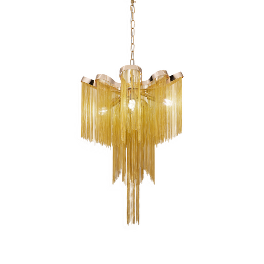 Candelabru Aurora, 4xE14, Diametru 43 cm, Inaltime 68 cm, Auriu, Metal Candelabre Moderne Default Title Alessandro Design