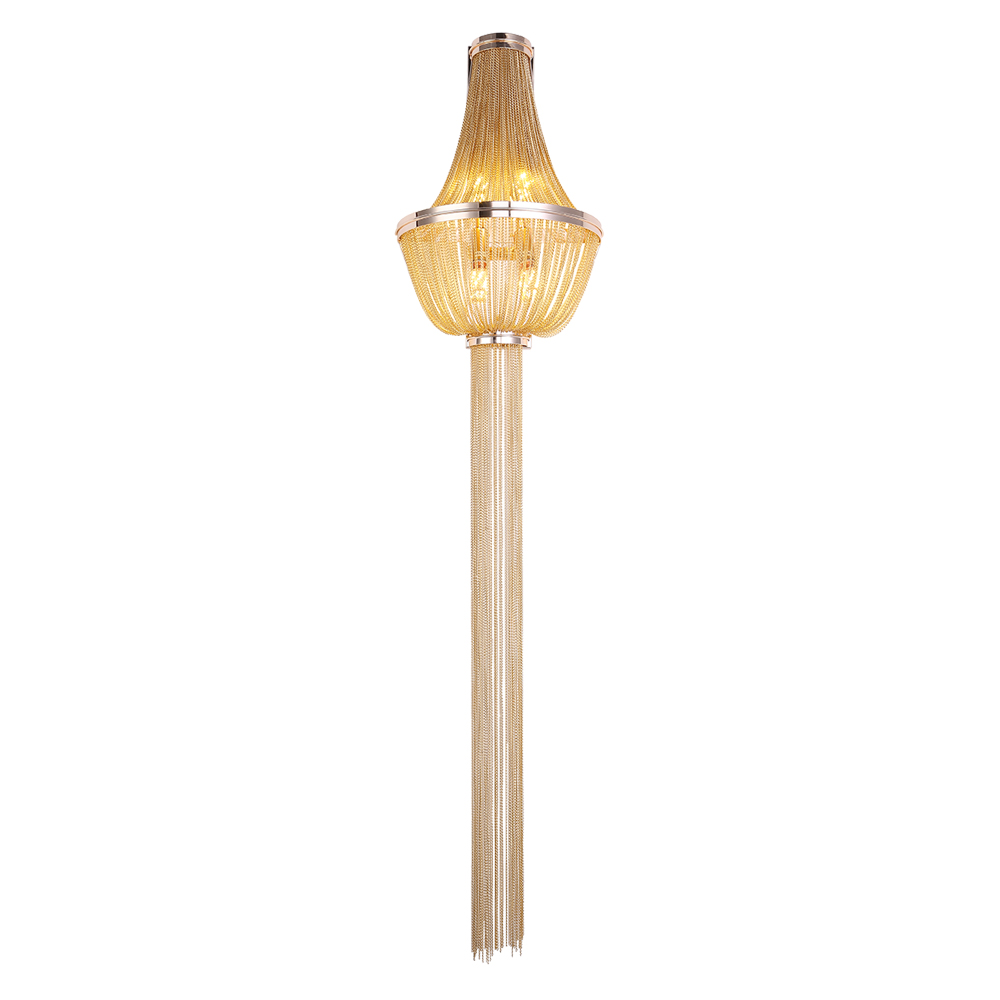 Aplica Aurora, 4xE14, Diametru 34 cm, Inaltime 150 cm, Auriu, Metal Aplice de Interior Default Title Alessandro Design