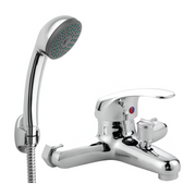 Bathtub Faucet, Shower Head and Hose Included, Alloy, Ceramic Cartridge, Chrome, CD001 Bathroom Faucets Default Title Alessandro Design