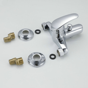 Bathtub Faucet, Shower Head and Hose Included, Alloy, Ceramic Cartridge, Chrome, CD001 Bathroom Faucets Default Title Alessandro Design