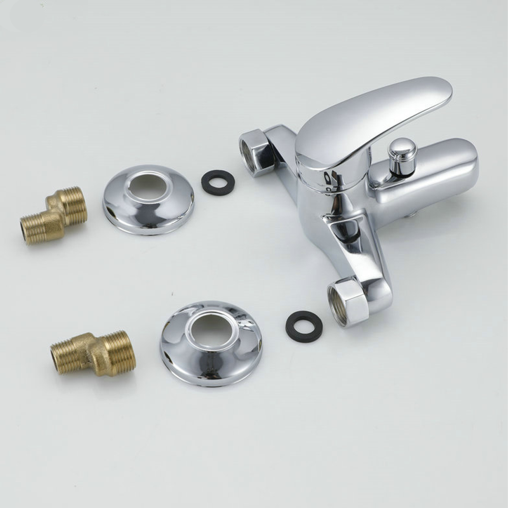 Bathtub Faucet, Shower Head and Hose Included, Alloy, Ceramic Cartridge, Chrome, CD001 Bathroom Faucets Default Title Alessandro Design