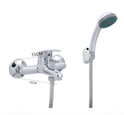 Bathtub Faucet, Shower Head and Hose Included, Alloy, Ceramic Cartridge, Chrome, CD001 Bathroom Faucets Default Title Alessandro Design