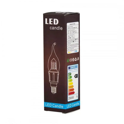 LED Bulb E14 Candle, 9W, Warm Light, 3000K Bulbs Default Title Alessandro Design